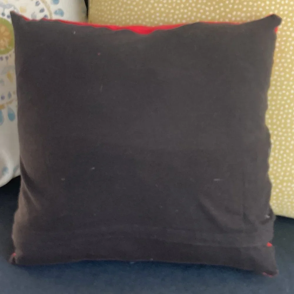 Ohio State University Buckeyes vintage upcycled t-shirt 16x16 throw pillow cover
